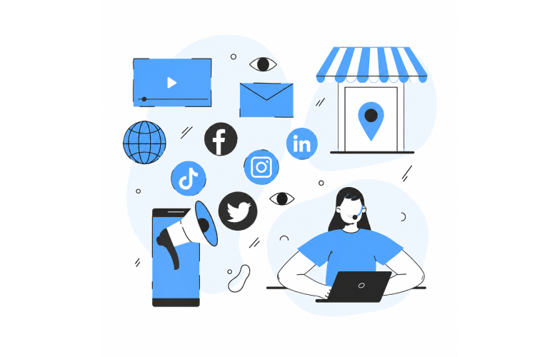 social media platforms we manage